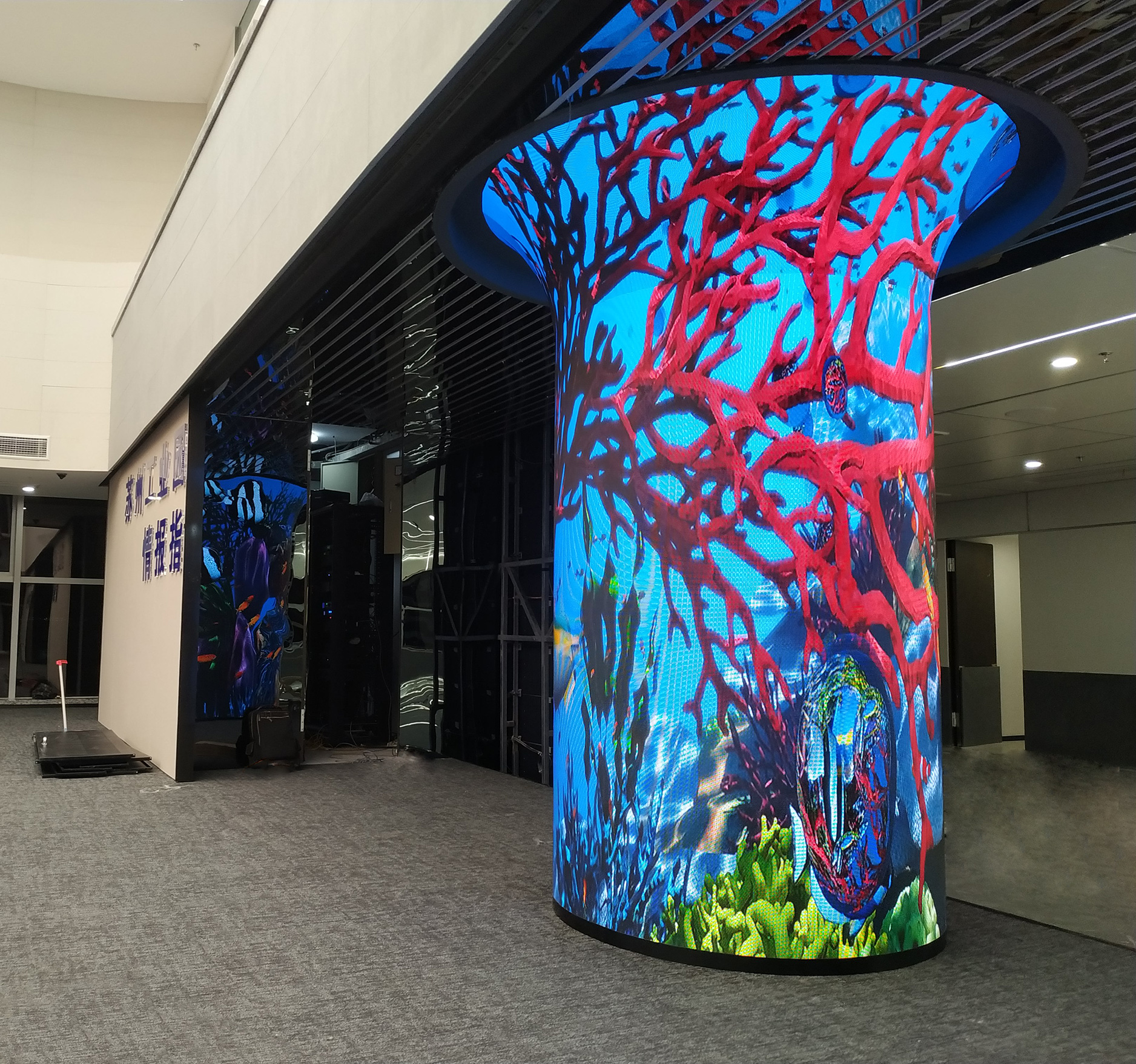 HR Series Flexible Screen – A Showroom in Zhejiang (1)