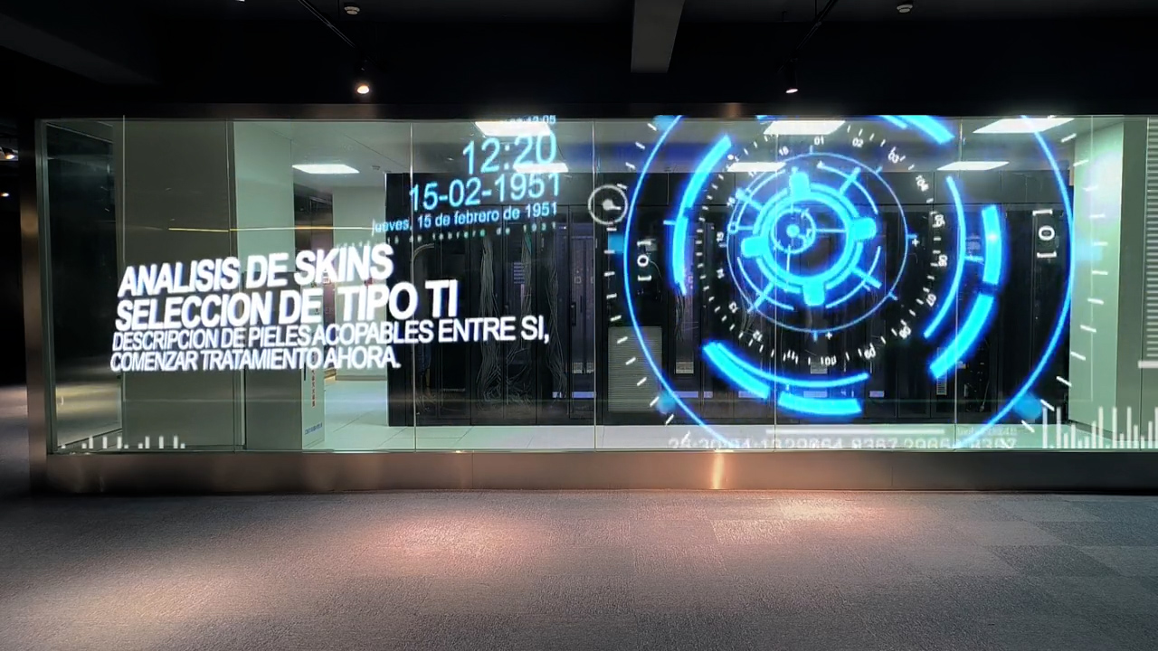Holographic Screen – Consumer Electronics Store
