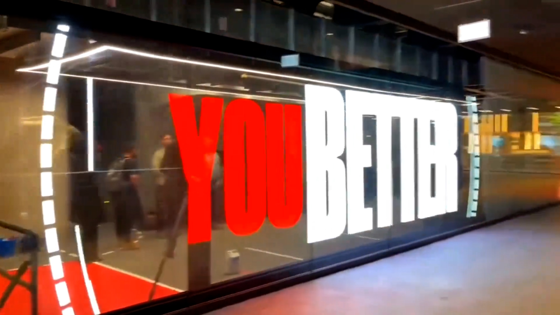 Holographic Screen – A Sportswear Store